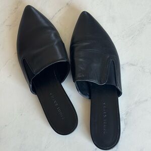 Jenni Kayne Black Leather Mule, size 40